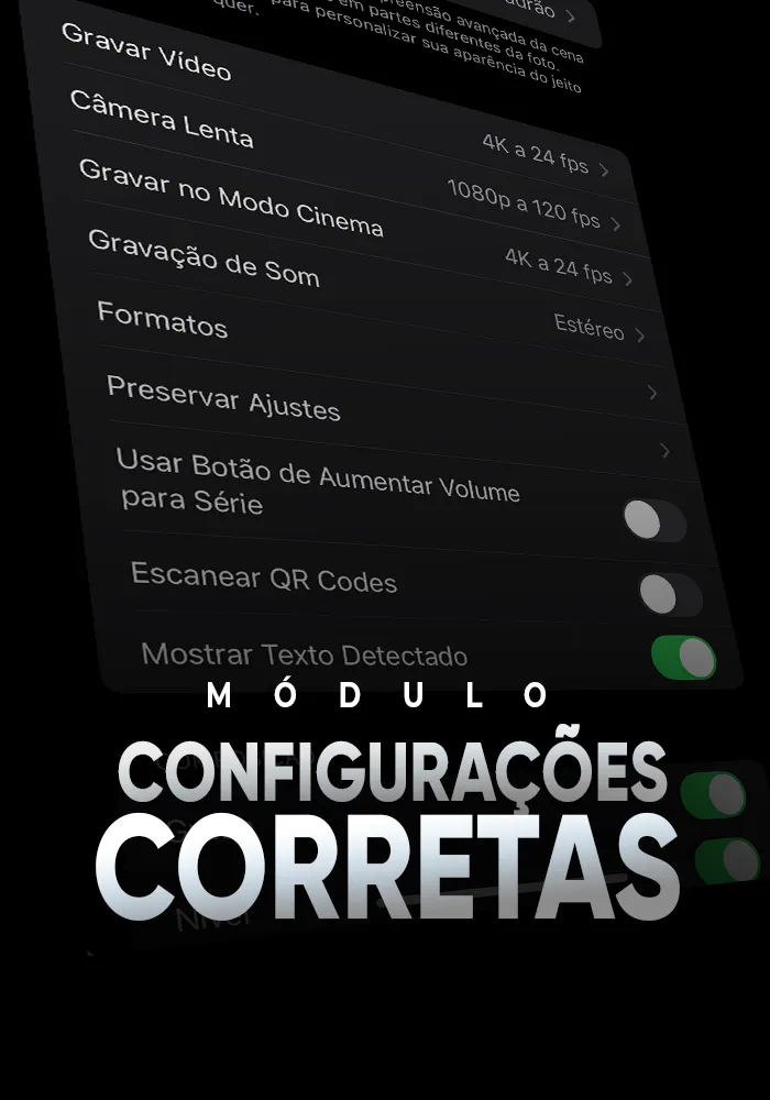 Configurações Corretas